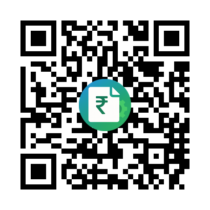QR code to download FreeGSTBill mobile app